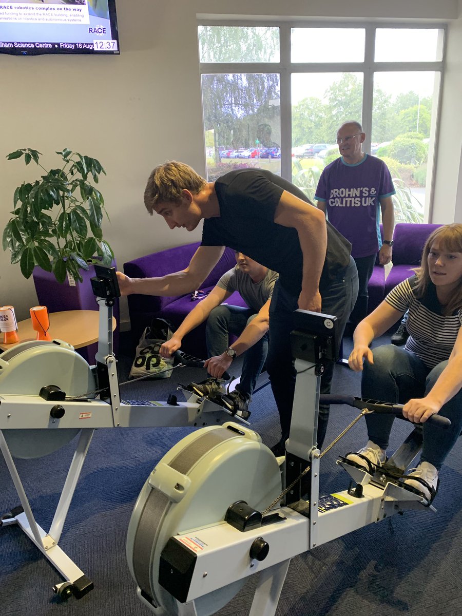 ReactionEngines's tweet photo. We are supporting @CrohnsColitisUK’s Friday Fundraisers with a rowing challenge here at @CulhamSC ! Lots of cool #ReactionEngines prizes to win, so come on down and have a go if you’re here at Culham! 💪💪🚣‍♀️🥇🏆 #StrongerTogether https://t.co/eCKMKd6pLN