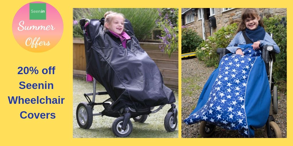 SeeninDesigns's tweet photo. ✨ 20% off Seenin Wheelchair Covers ✨
Waterproof and lightweight, the covers fit easily over the wheelchair footplate and fastens at the back. Available in Children's and Adult sizes.
Shop now https://t.co/3AS1S5Gjn1
#wheelchair #specialneeds #disabilities #raincovers https://t.co/yY9wmB1Muz