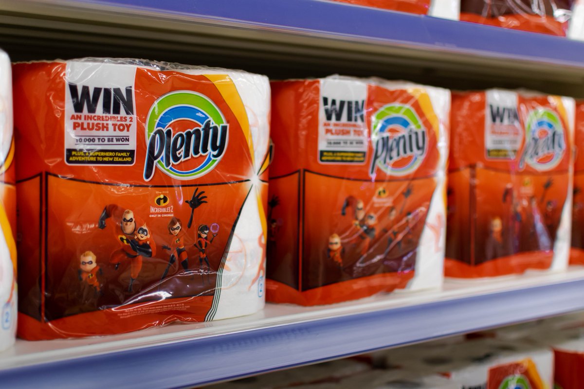 BlueChipMrkting's tweet photo. Our Plenty on pack promotion with Disney Pixar’s Incredibles 2 movie has been shortlisted for yet another award! Best Promotional Marketing Campaign of the @LicensingAwards 👏 #Friyay #GoTeam #FingersCrossed https://t.co/WBuSQFt44I