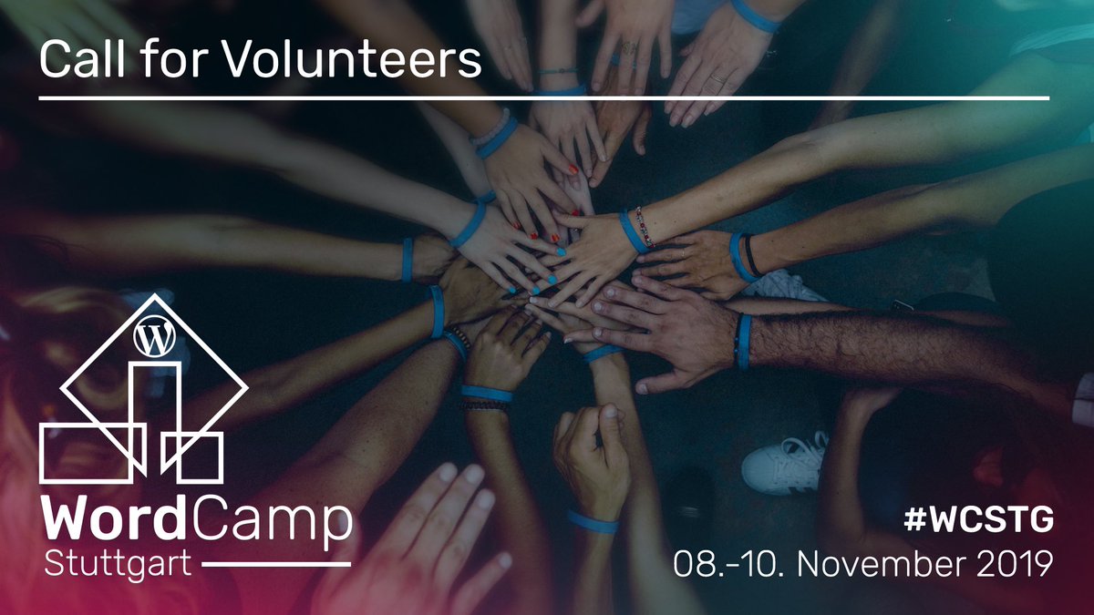 At a WordCamp there’s plenty enough to do. Thus we need your help! 💁‍♀️🙌🙋‍♂️

2019.stuttgart.wordcamp.org/2019/call-for-…

#WCSTG #WordCamp #CallForVolunteers 🤙