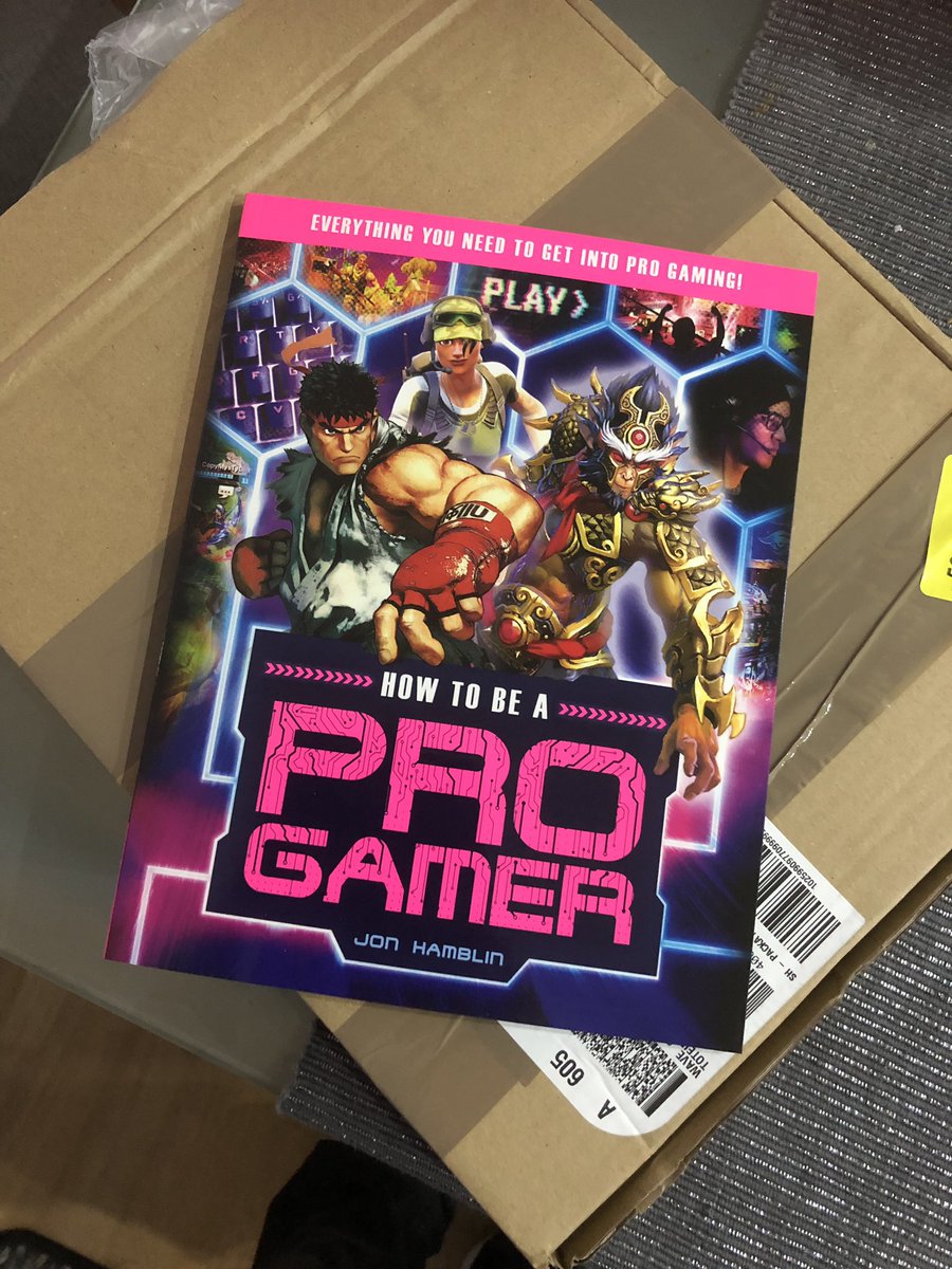 Jon_cybernet's tweet photo. Got my author copies of my new book “How to be a Pro Gamer” in the post today. It’s essentially “The Manual” by the #KLF for a new generation. 

If you, or someone you know is into #esports then this is the book for you! Available at all good Amazon’s now! https://t.co/ZZPgAeZDZO