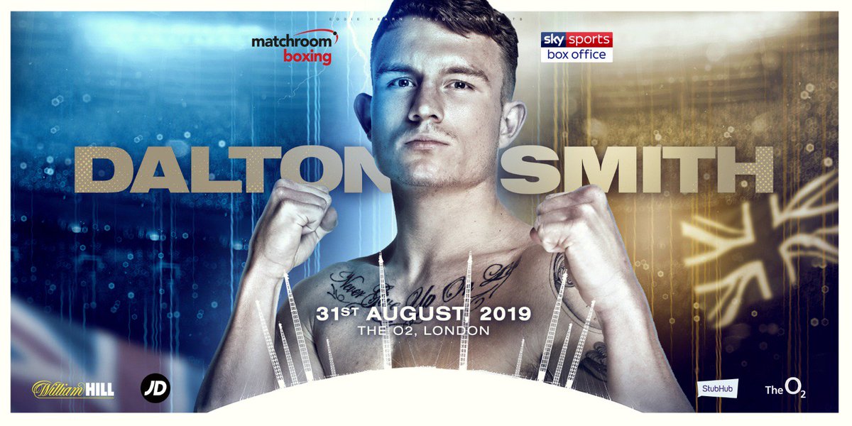 Just added to August 31's sold out #LomaCampbell show in London...

Sheffield Super-Lightweight sensation, <a href="/daltonsmith08/">dalton smith</a> 💥