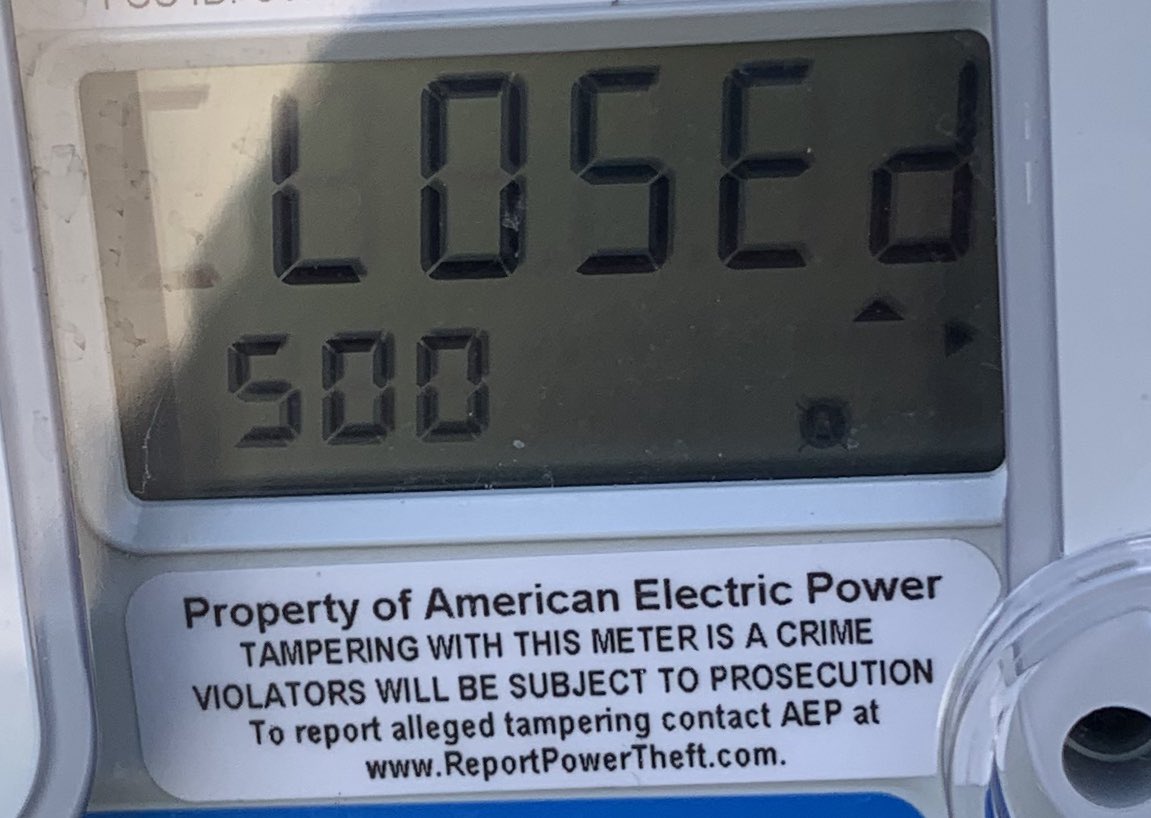 rbelswick's tweet image. Hey @AppalachianPowe what’s this mean if it’s flashing?