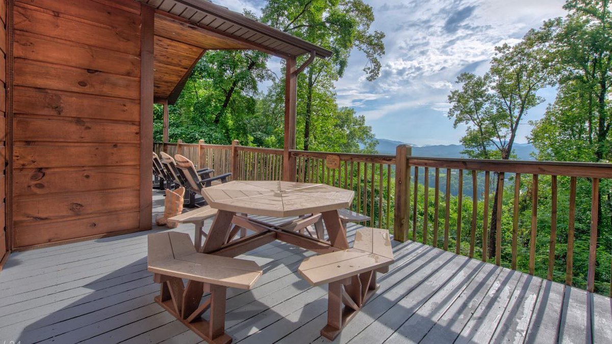 Maples_Ridge's tweet photo. What a view!?π This our new Magnificent SEVEN! It is a beautiful seven bedroom, and 7.5 bathroom lodge! And it sleeps 24 people!π±
We would LOVE for you to bring your WHOLE family to stay in the beautiful Smoky Mountains!
Call us at - (865)908-8970
#pigeonforge #cabinviews https://t.co/R9tw50xJbA