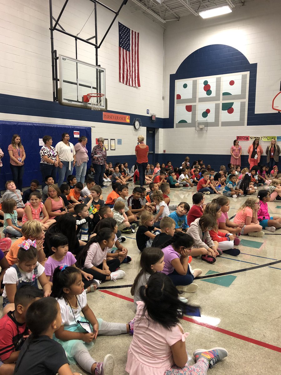 DrToniPalmer's tweet photo. West Lawn Mustangs building character to ensure a successful school year! They are ready for an amazing year!! #gipsfirstdayeveryday #wearegips https://t.co/hg2btHoT54