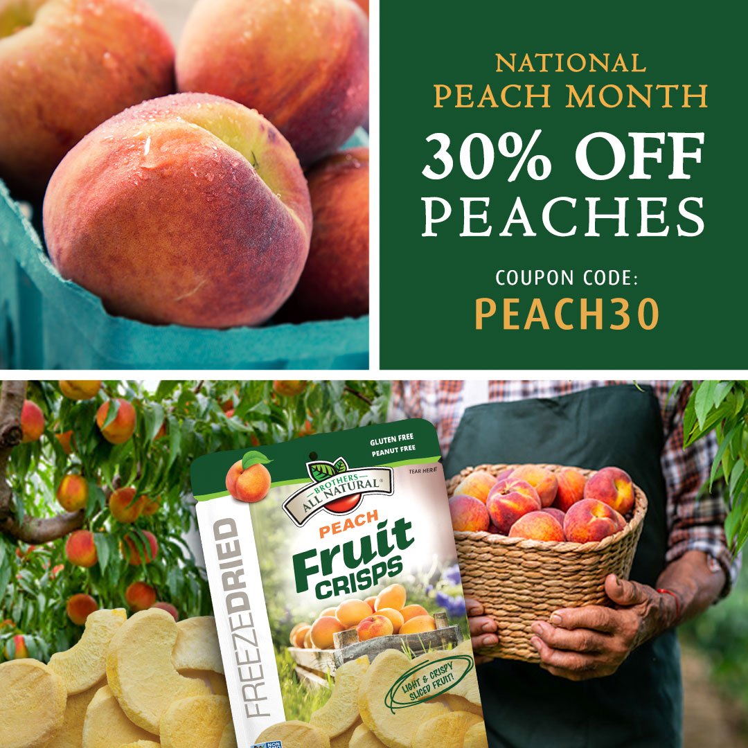 BAN_News's tweet photo. This month is looking peachy keen 🍑 Take 30% off peaches with code PEACH30! https://t.co/dcpg2pPgEZ

#nationalpeachmonth https://t.co/lYS0EK0O3a