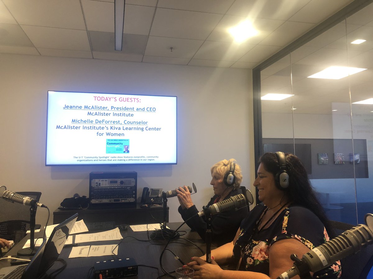 UTCommSpotlight's tweet image. We are LIVE with @McAlisterInc this morning! Tune in here: facebook.com/CloudcastUS/vi…