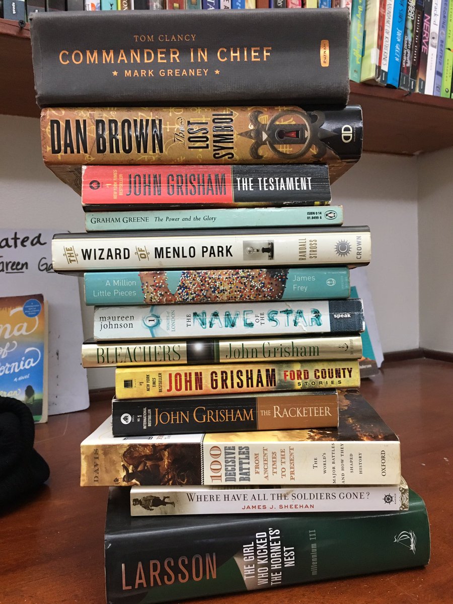 SwinehartJulie's tweet photo. When on the first day of class your 11th grade student recognizes how much you value books and brings a bag in the next day to donate to your classroom library. ♥️♥️♥️📚❤️ #thisisans https://t.co/D5rAZFKWRA