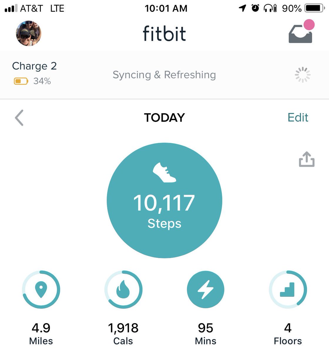 FitzMagic's tweet image. 10,000 steps down and now I can start my workout. #MakingChanges #RandomTweet