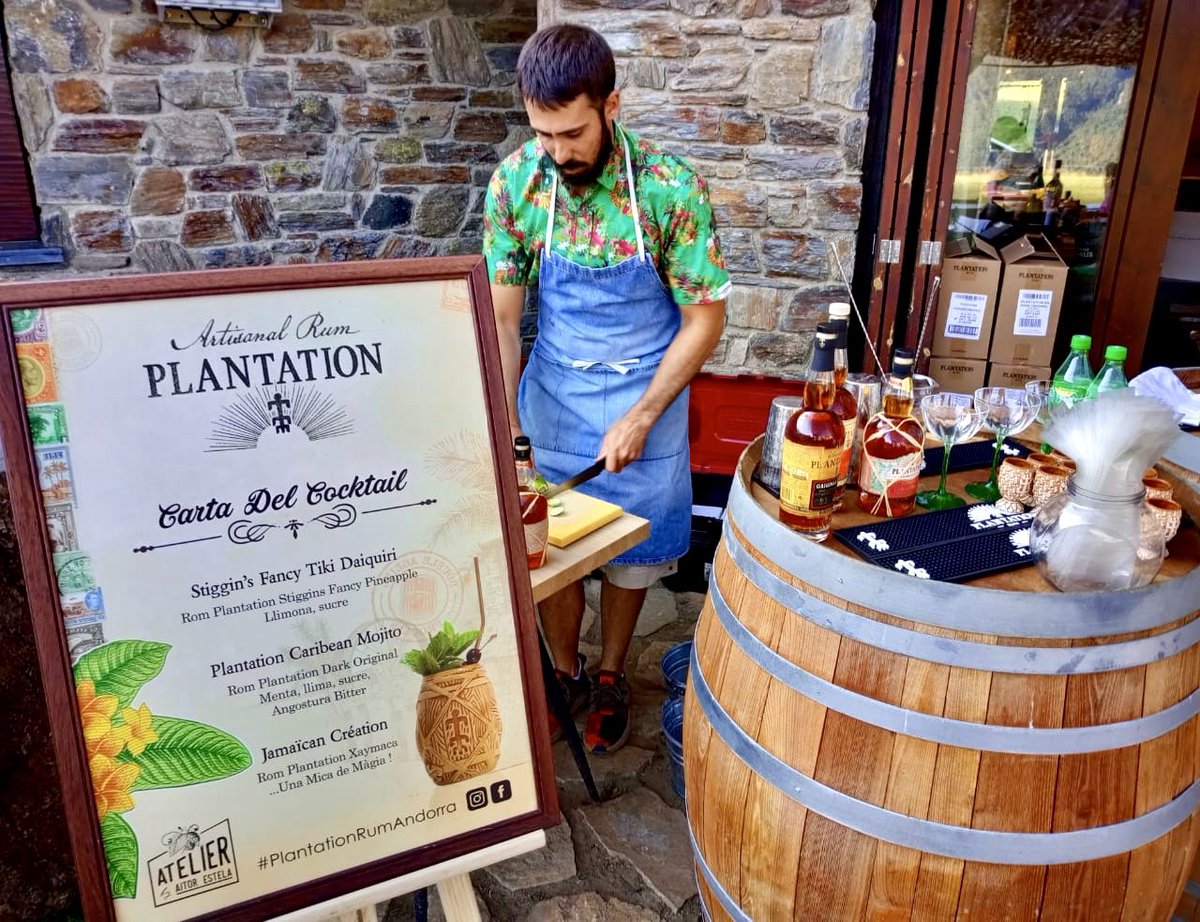 bordapi's tweet image. 🍸amb #AitorEstela de #AtelierAndorra i🍹amb #Remy de #CavePassion amb el rom artesanal @PlantationRums a la @bordapi 🔝
