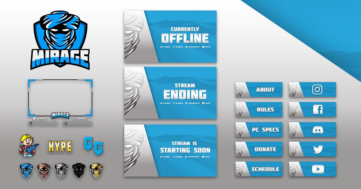 Mischief_Design's tweet image. Full rebrand including emotes and sub badges for @im_mirage_. So happy how this turned out and even happier to have this in my portfolio. Dont sleep on the importance of quality branding. #branding #twitch #graphicdesign #design #freelance #LogoDesign #brandingdesign