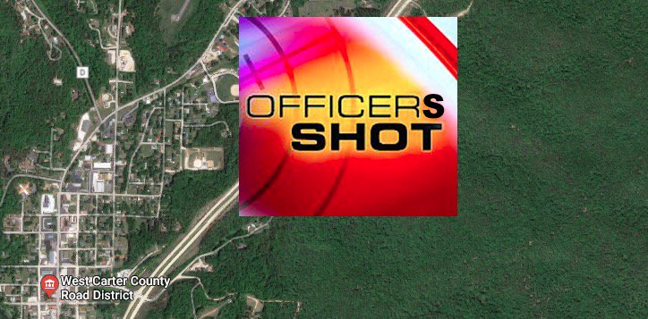 Two officers shot in Van Buren Missouri while serving eviction notice - barricade situation