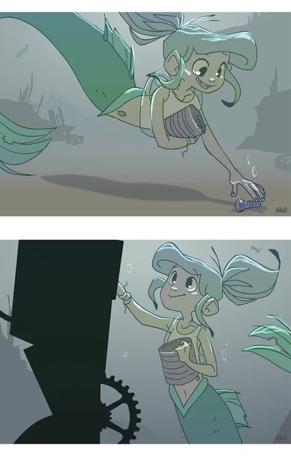 Creative mind ?? #thelittletrashmaid #trashmaid #mermaid #savetheplanet 