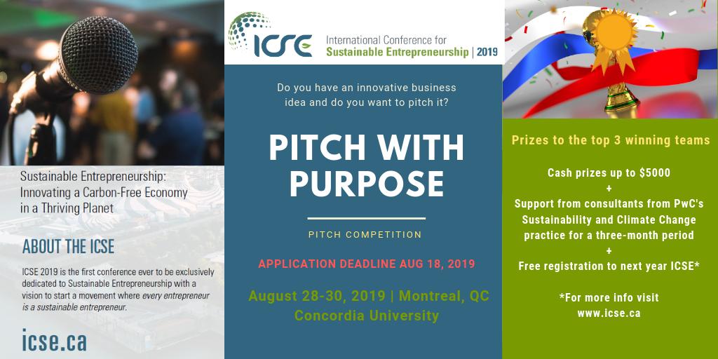 ICSE_Aug2019's tweet photo. Last call for all the #earlystagestartups and students to pitch their #innovative solution, idea or #technology to a captive audience of industry #professionals and potential investors.  

#3daystogo to submit your pitch https://t.co/NFZOM2FMWc

#ICSE2019 #sustainability #startup https://t.co/JKxntWHsSy