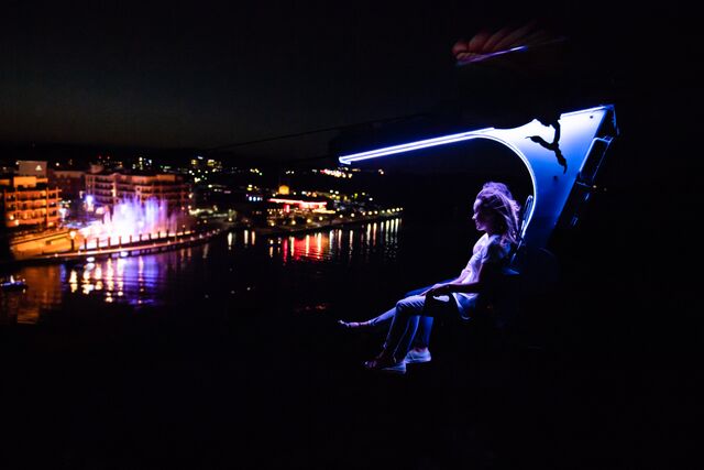 parakeetpetes's tweet photo. Night rides offer some of the best views. https://t.co/pRuYmUHm0G