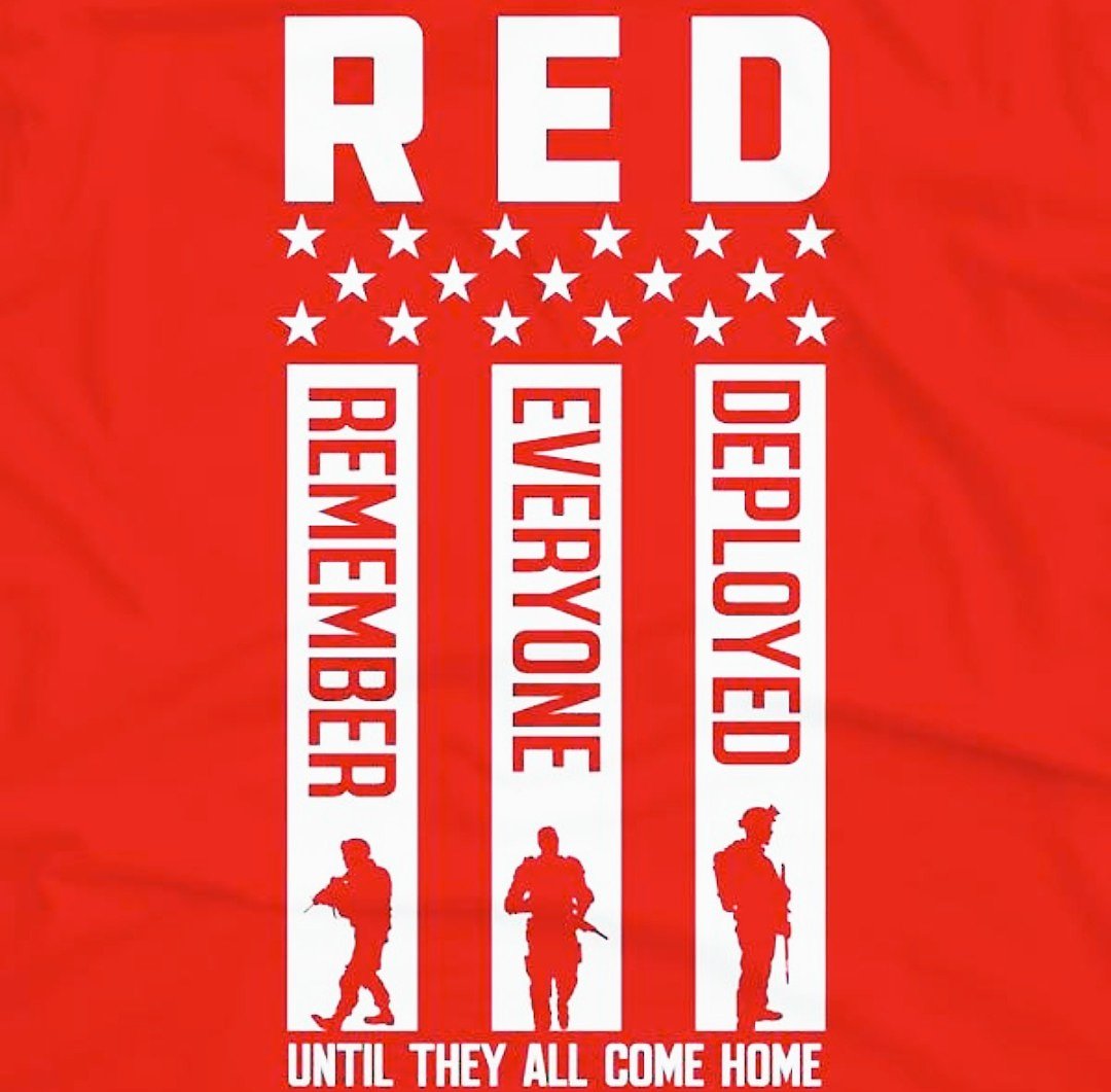 Sammy_Mitchelll's tweet photo. Always remember the ones
deployed fighting for the freedoms that we all have! #REDFriday https://t.co/C1UbwK4egJ