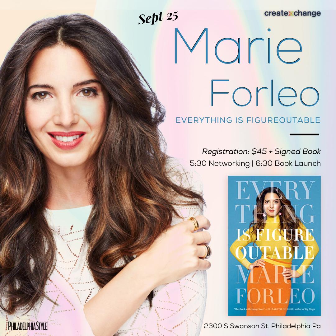 TheWalnutClub's tweet image. The Walnut Club is proud to be a program sponsor for Marie Forleo's upcoming book launch event, "Everything is Figureoutable," on Sept 25. Get your tickets! bit.ly/2NIwr89 
@marieforleo @cicPhilly @ucsciencecenter @phillystylezine @faberspirits @globalcxc @KarinCopeland_