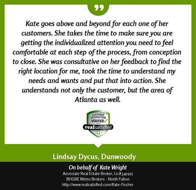 kateSellsATL's tweet photo. Nothing is more encouraging than a good client testimonial. https://t.co/4jVdU6KMty via @realsatisfied https://t.co/iiC82Xs6dN