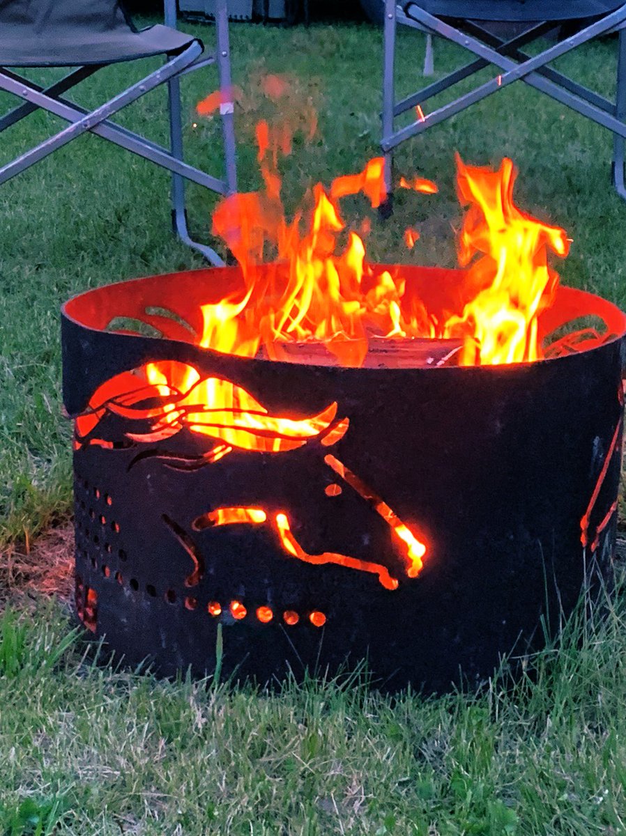 blakermusic's tweet photo. Picking some country standards around the fire at #troydorchester chuckwagin racing team last night..there’s some great characters in the @WPCAChucks https://t.co/jc9B39BRw7