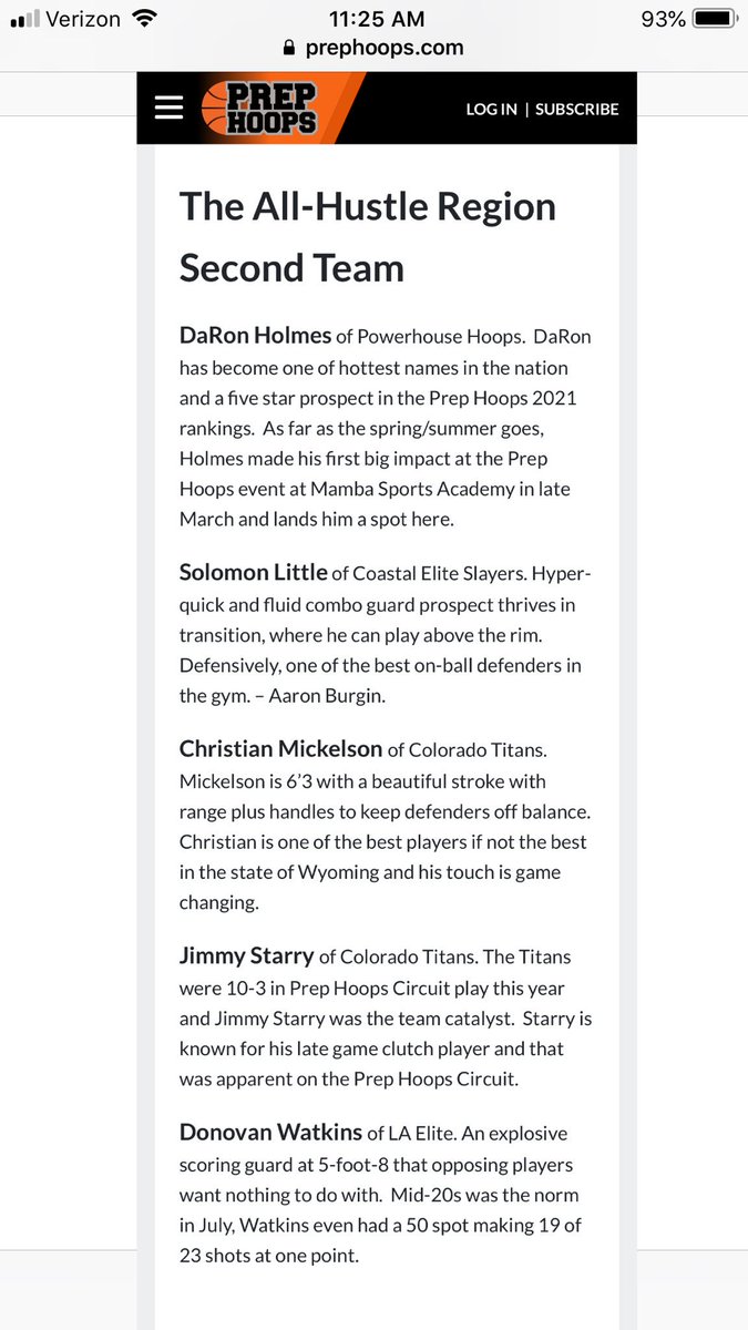 D1_Mickelson's tweet photo. Congratulations to @JimmyStarry and @cmickelson_1 for your well deserved recognition. Keep working hard and focus on getting better each day. @ColoradoTitans @LaramieHSHoops https://t.co/CC0BphHIQZ
