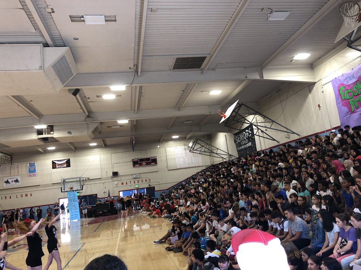 The #welcomeback #rally is happening now! Can you believe this is to welcome the #Classof2023 ! Where is the time going #matador <a href="/MiraLomaHS/">Mira Loma HS</a>