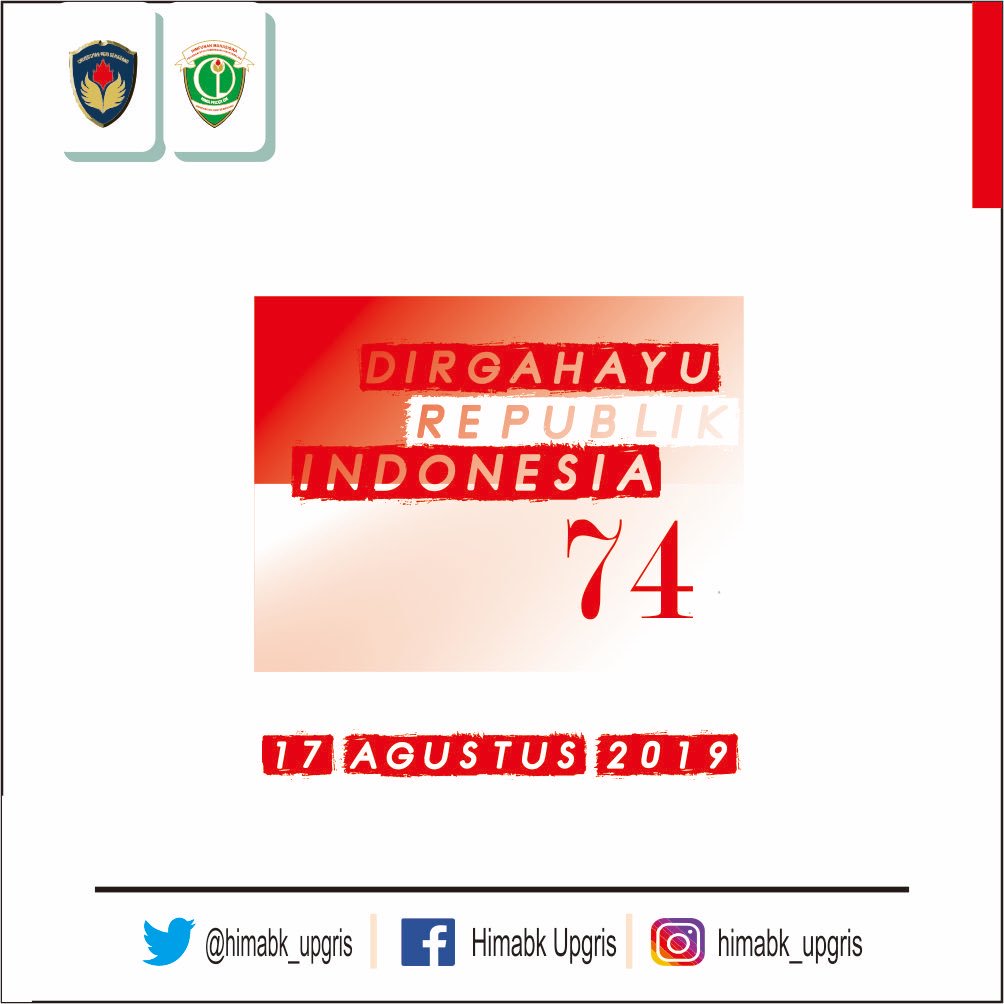 himaBK_UPGRIS's tweet photo. Perjuanganku lebih mudah karena mengusir penjajah, perjuanganmu akan lebih sulit karena melawan bangsamu sendiri. -Ir. Soekarno

#UPGRIS #HimaBK #BK #BKUpgris #Kemerdekaan #17Agustus2019 #74thIndonesia https://t.co/rPBDrpGKUO