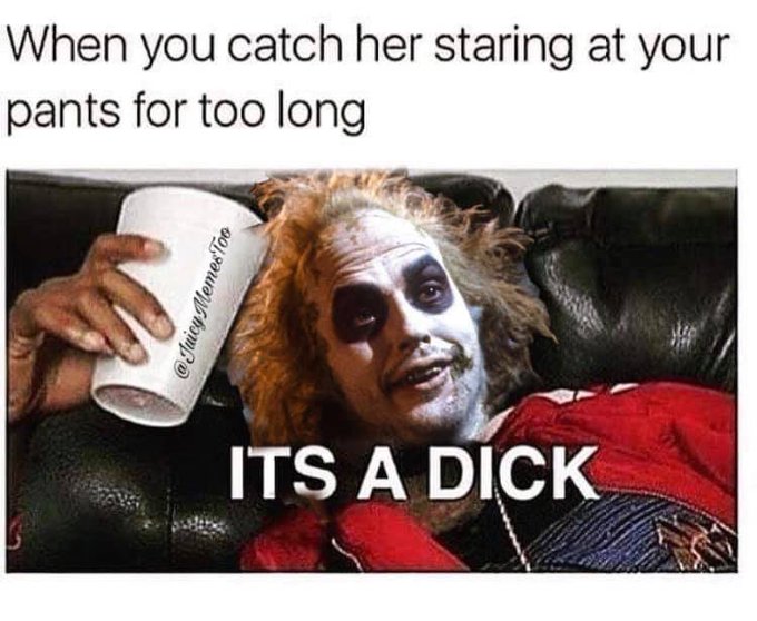 I&rsquo;m definitely a dick watcher 🤣🤷🏽&zwj;♀️ https://t.co/zx785praAy