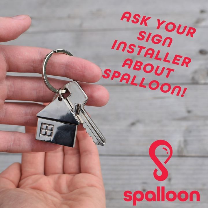 Real estate agents! Add a Spalloon to your lawn sign to catch the attention of passers by. For sale, sold, open house? Even custom brand your own! 
Call your sign installer today and ask them about Spalloon! spalloon.co/2LEwoof