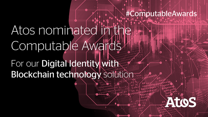 Help us win the the “Digital Innovation of the Year” award! Atos is nominated in the #ComputableAwards 2019 with our #DigitalIdentity with #Blockchain Technology solution. You can help us win the award by voting for Atos here: okt.to/A7L5kM