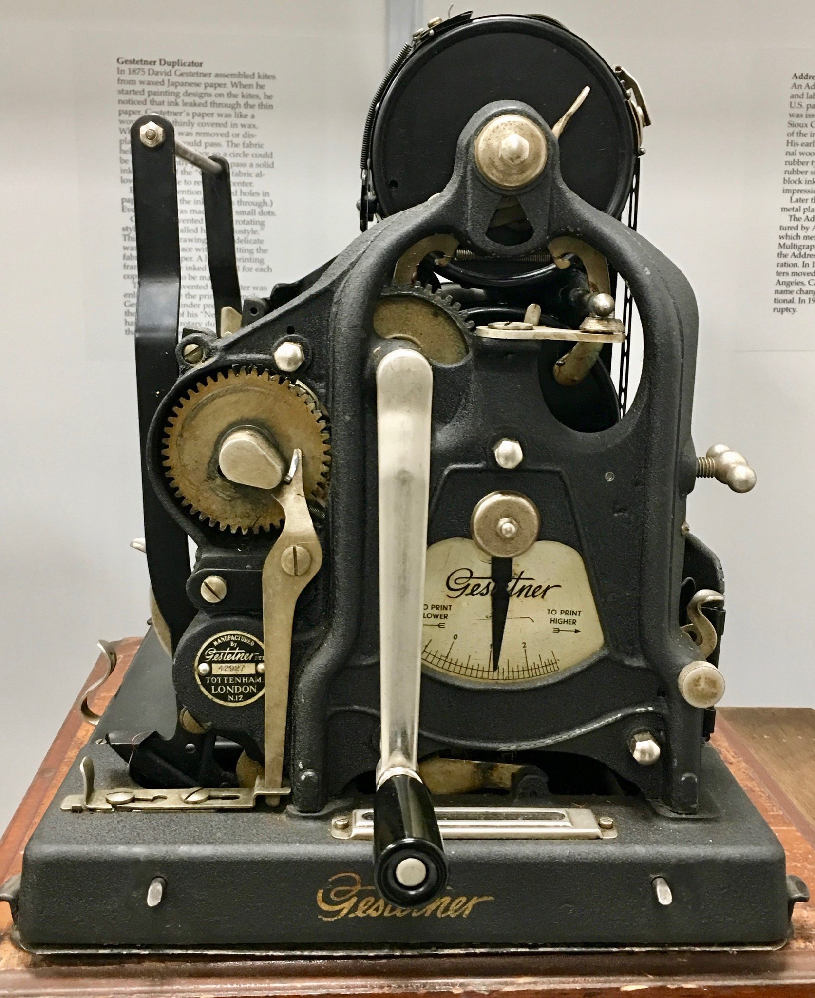 Museum of Printing on Twitter: