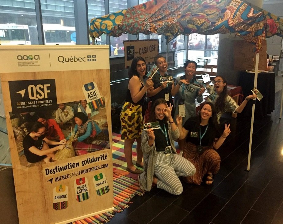 DestinationQSF's tweet photo. La délégation QSF parrainée par @AQOCI est à l'École d'été de @INM_voix. Beaucoup d'échanges, d'idées et surtout de plaisir en perspective! 🤩

#ProjetQSF #DestinationSolidarite #JeFaisQSF https://t.co/E34rMykkAA