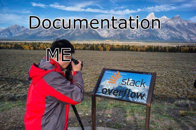 StackOverflow è la documentazione!