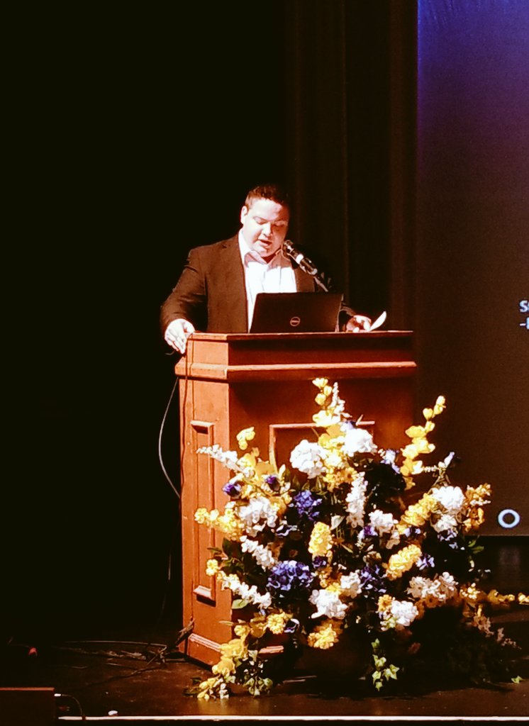 PatrickHenryCC's tweet image. We had unique "motivational speaker" today for our college inservice! This year, our faculty and staff got to hear from one of our alumni who reminded us how our day-to-day work truly changes lives. 
Thank you, Logan Harr, for speaking to us today!