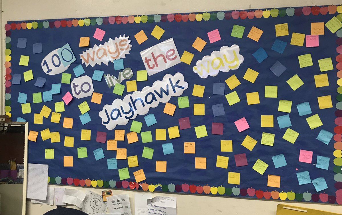 MissNelsonA's tweet photo. One of my favorite activities! 💯 ways to live the jayhawk way! https://t.co/WRo9yIta4c