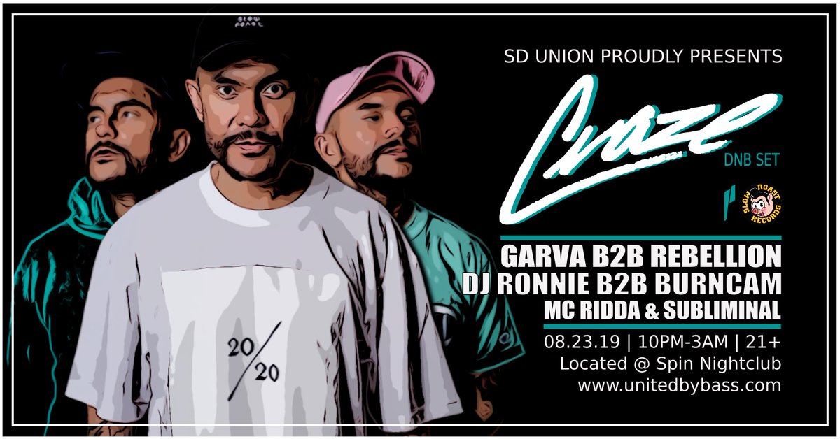MCRidda's tweet photo. Canโt believe weโre celebrating 9yrs of #SDUnion next Friday! Never in my wildest dreams did I think we would hit this mark when I first started SD Union back in 2010. Massive โค๏ธ to all who have performed & supported over the years!
#dnb #SanDiego #drumandbass #sddnb https://t.co/dtlZcZFmLG