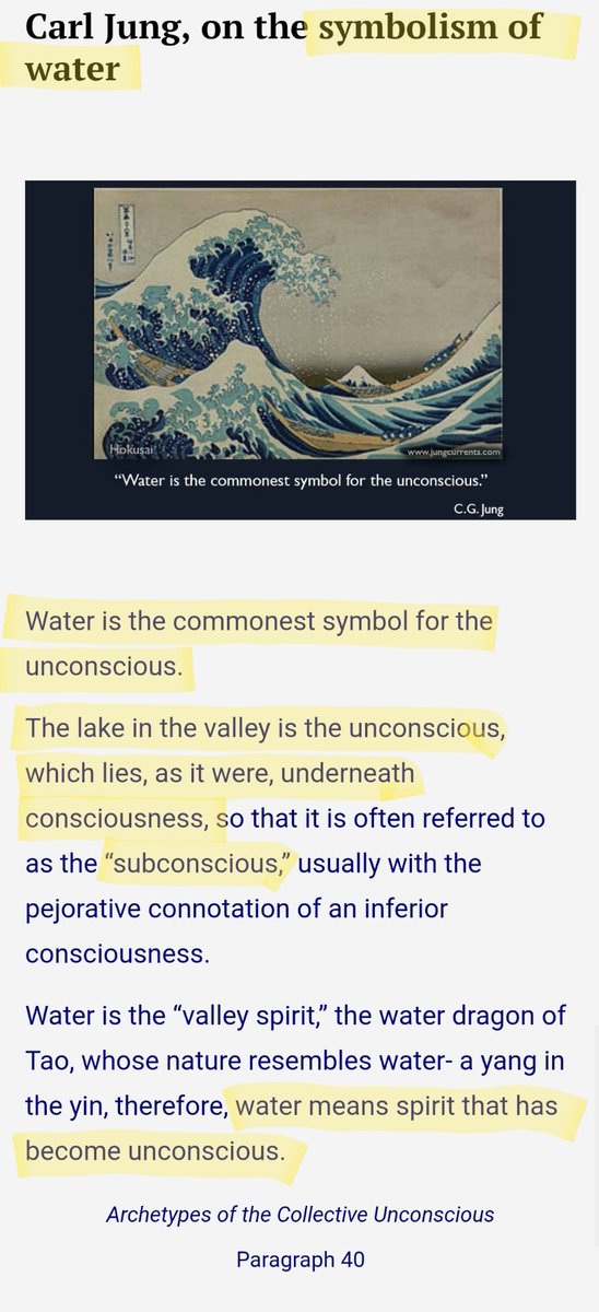 yu_ne08's tweet photo. * 물, 호수의 의미 
(The symbolism of water &amp; lake)

"물"은 무의식의 가장 흔한 상징이다.

"호수"는 의식 아래에 있는 무의식을 의미한다.

즉, 인간의 정신, 내면 속의 무의식을 나타낸다.

@BTS_twt https://t.co/ObarHaMqWP