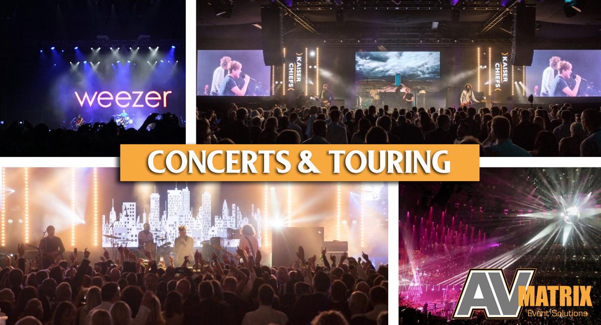AVMatrix1's tweet photo. First Class service with AV Matrix! We have been providing #videoscreens and #backdrops at many concerts and tours around the country! Learn more about our #AudioVisual services: https://t.co/xaCA8cUf3E.
#eventprofs #sound #videowall #staging #lighting #video #arenas #BizHour https://t.co/4QLxElgWsY