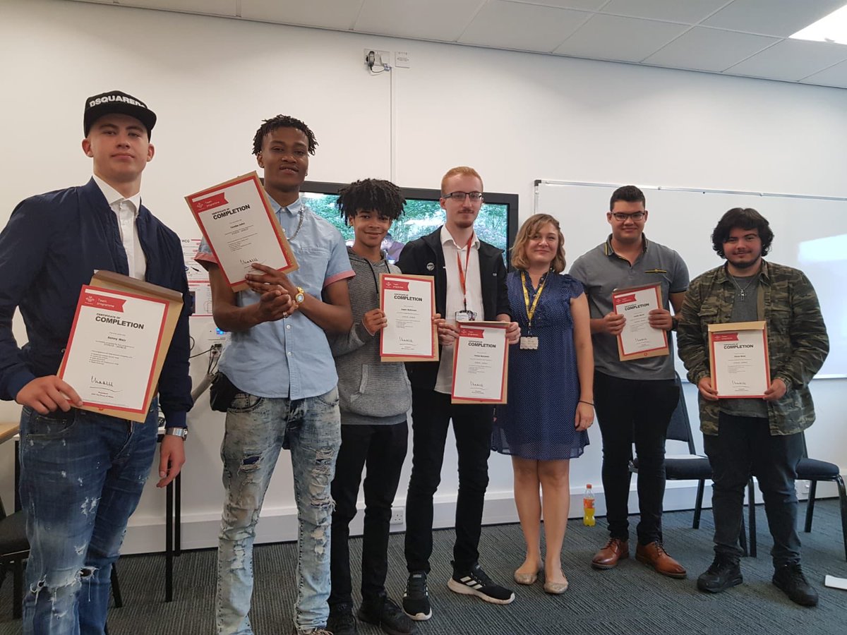 So proud of my guys for presenting and all their hard work on our Prince’s Trust Team Programme ❤️#team #wcg #princestrust