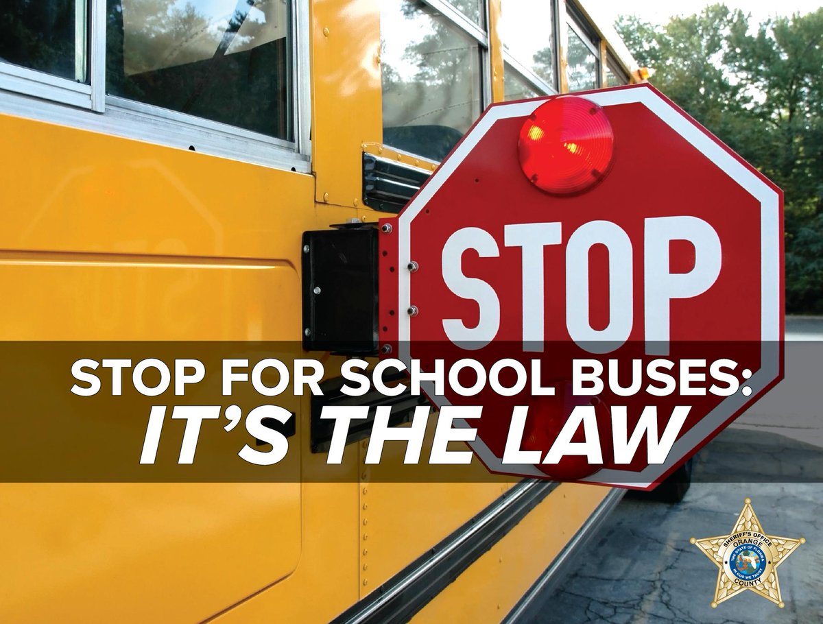 OrangeCoSheriff's tweet image. Happy Friday! We're almost through with the first week of school! Please remember to remain alert especially during morning and afternoon hours. Stop for school buses and for pedestrians at crosswalks. Let's all stay safe! #BackToSchool2019 #crosswalksafety