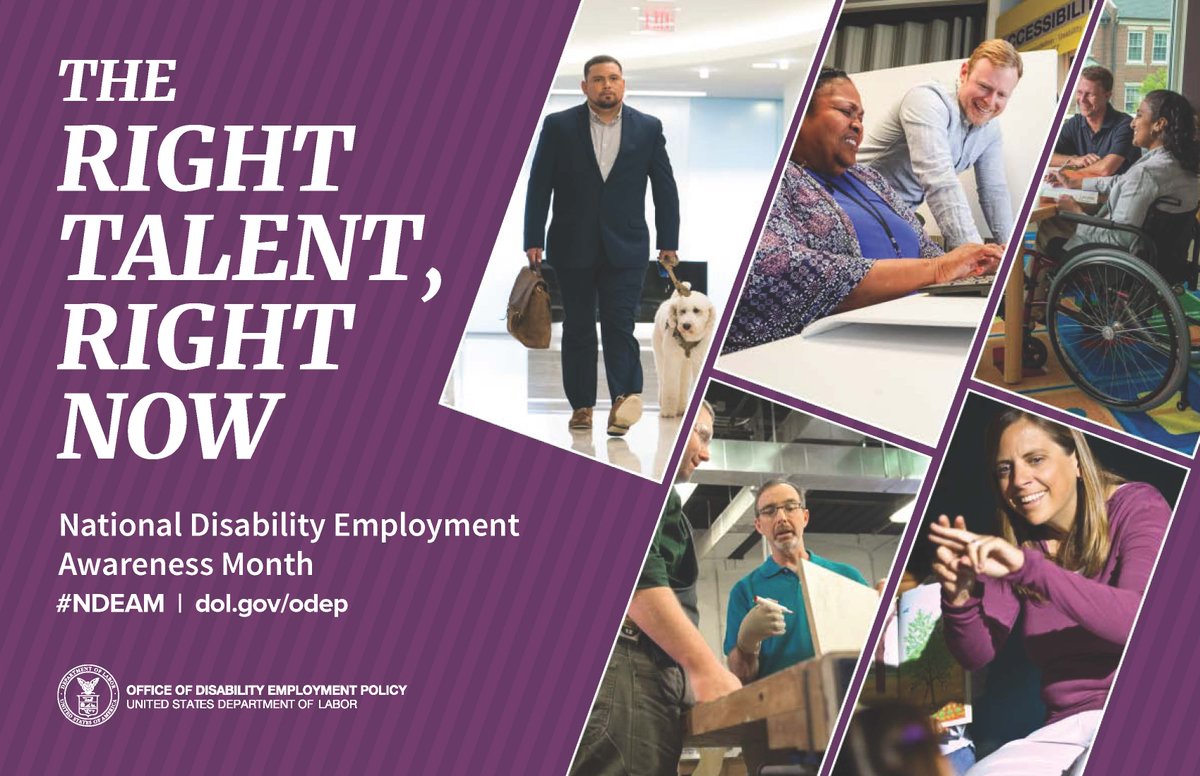 USDATARGET's tweet photo. We think we recognize someone on the new #NDEAM poster.  And YES we can help you ensure the Right Talent can help your agency Right Now with accessibility services and assistive technology.  See you in October! https://t.co/yYSx4c9otd