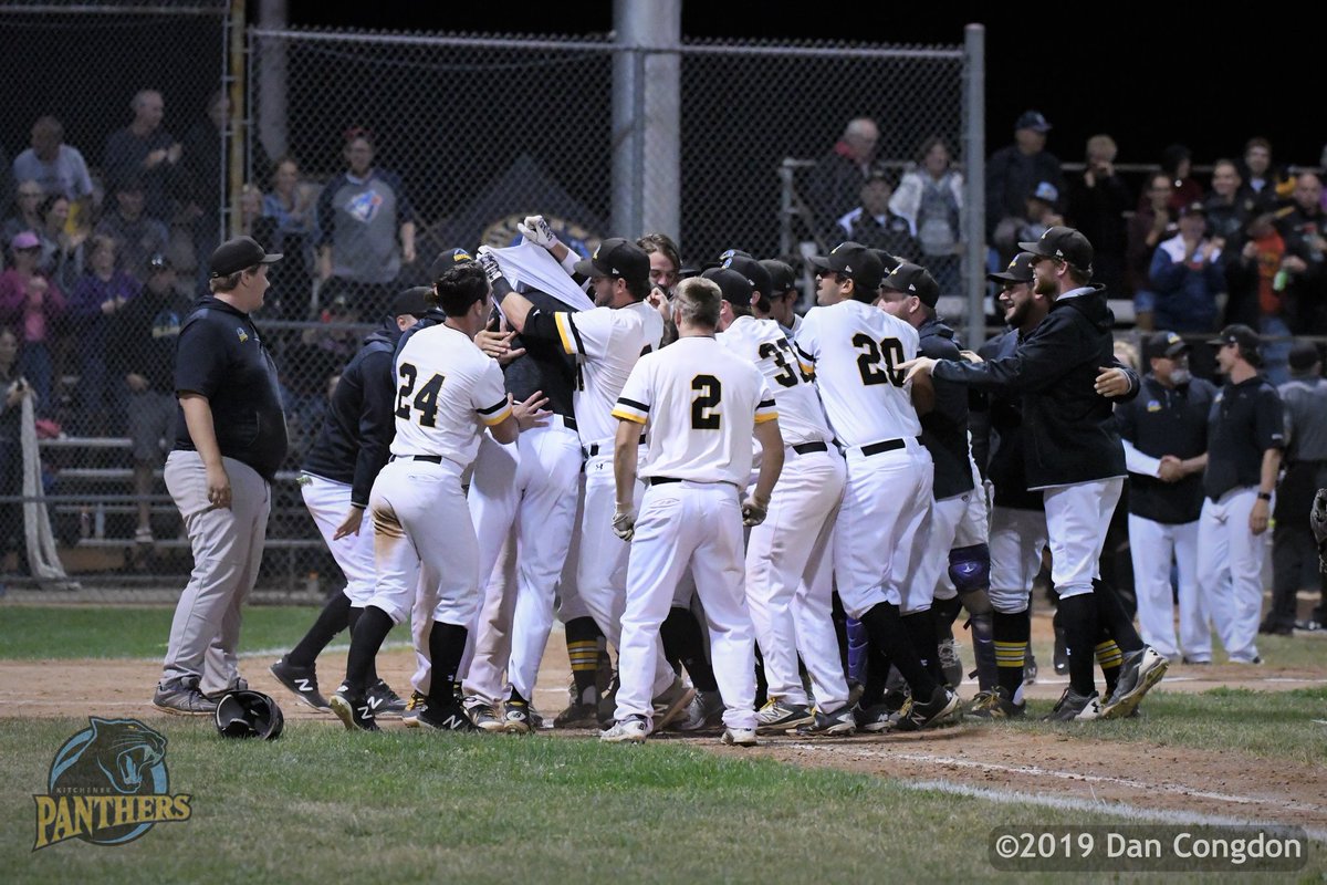 dancongdon's tweet photo. ⚾️ And here is the Brian Burton home run in the bottom of the ninth to punch the @IBL_Panthers ticket to the 2nd round of the @IBL1919 playoffs. #Panthers101 #walkoff #homerun https://t.co/kstV20Fsiu