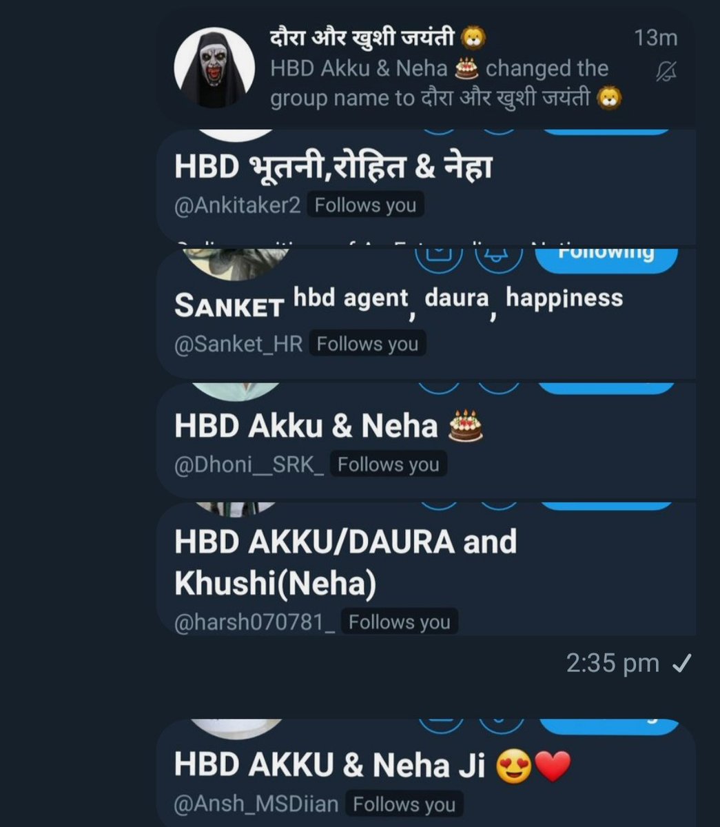 happiness_msd7's tweet photo. Special thanks to #DhoniFamily Our Group💙❤
U all r so genuine, Amiable n Luvly friends. thanks to putting my name too in ur id it brings smile on my face and feels special too😌😇
@Ankitaker2 @Ansh_MSDiian @harsh070781_ @Dhoni__SRK_ @Sanket_HR https://t.co/RdJlLcEtSU