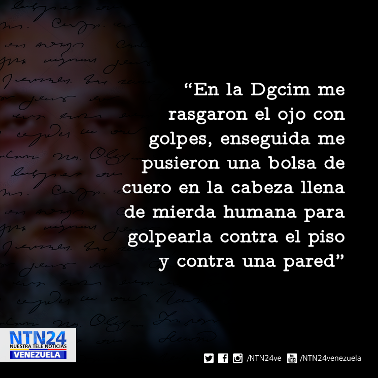NTN24ve's tweet photo. La carta del preso político Vasco Da Costa a la defensora de DD. HH., Tamara Suju, en la que clama justicia y libertad https://t.co/vfSr2ok4Sk https://t.co/NIkVJw1cax