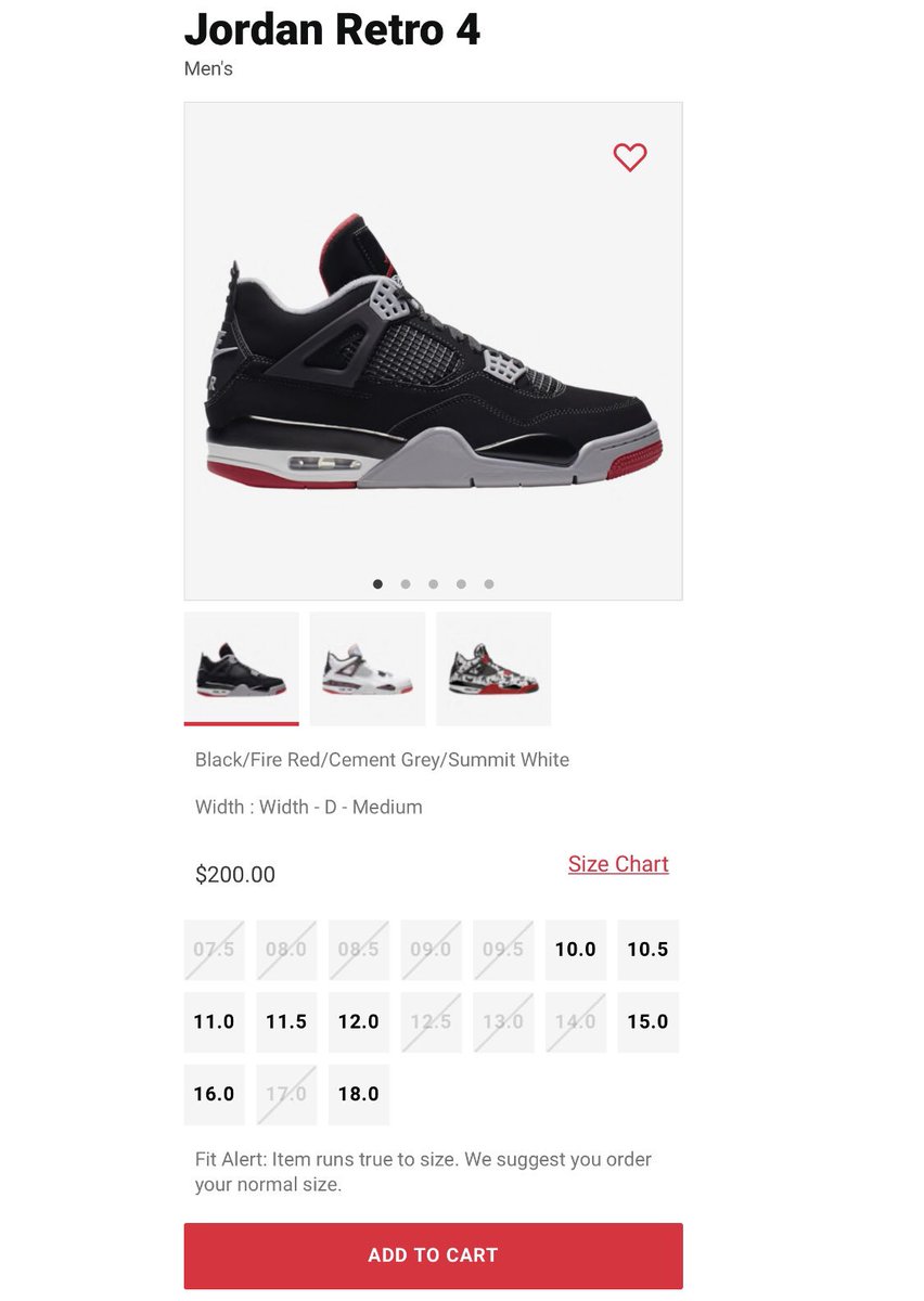 bred 4 footlocker