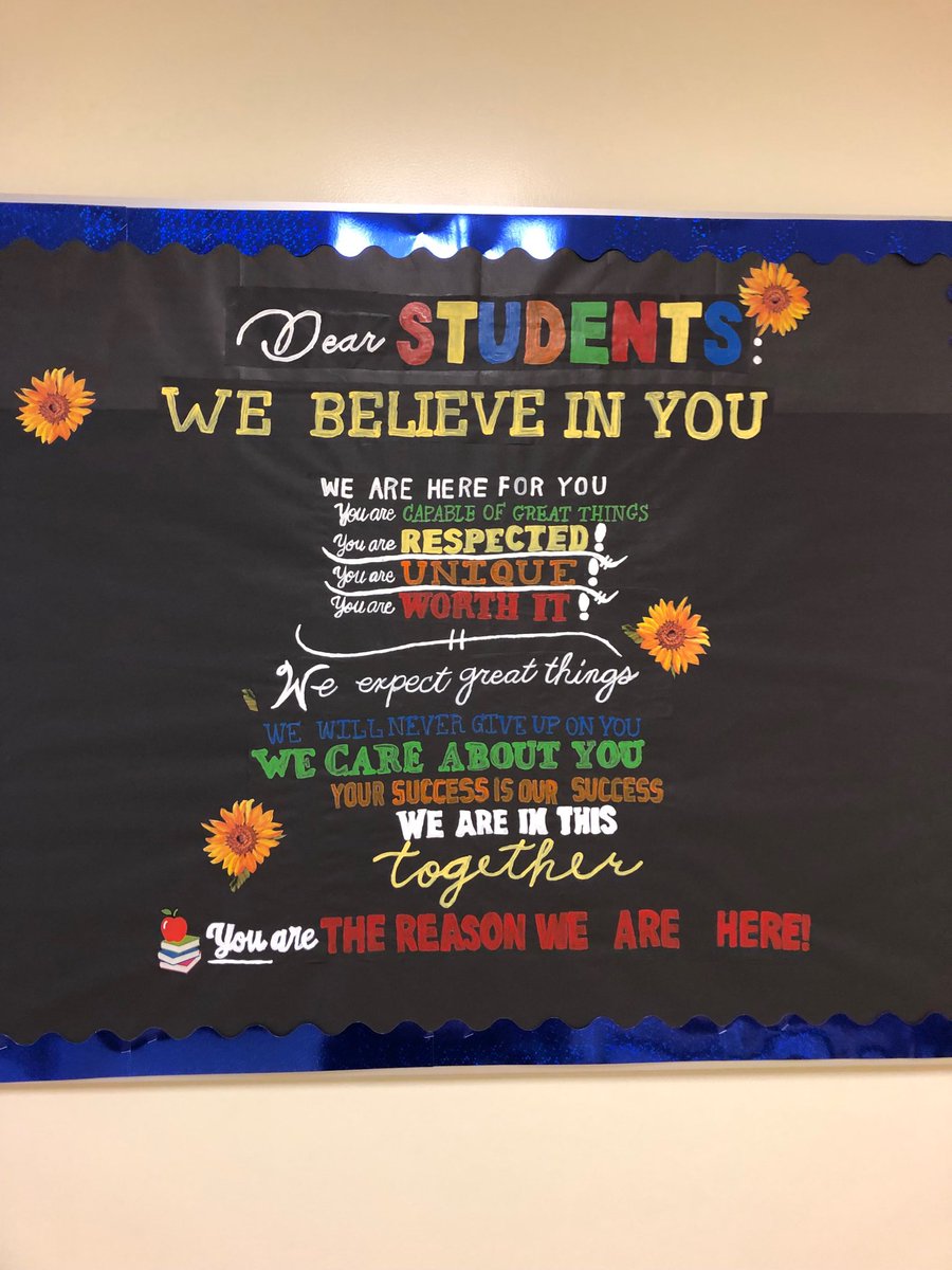 DrToniPalmer's tweet photo. Captured this at Engleman. What a great promise to our students!!! #gipsfirstdayeveryday https://t.co/puhjUbW6UX