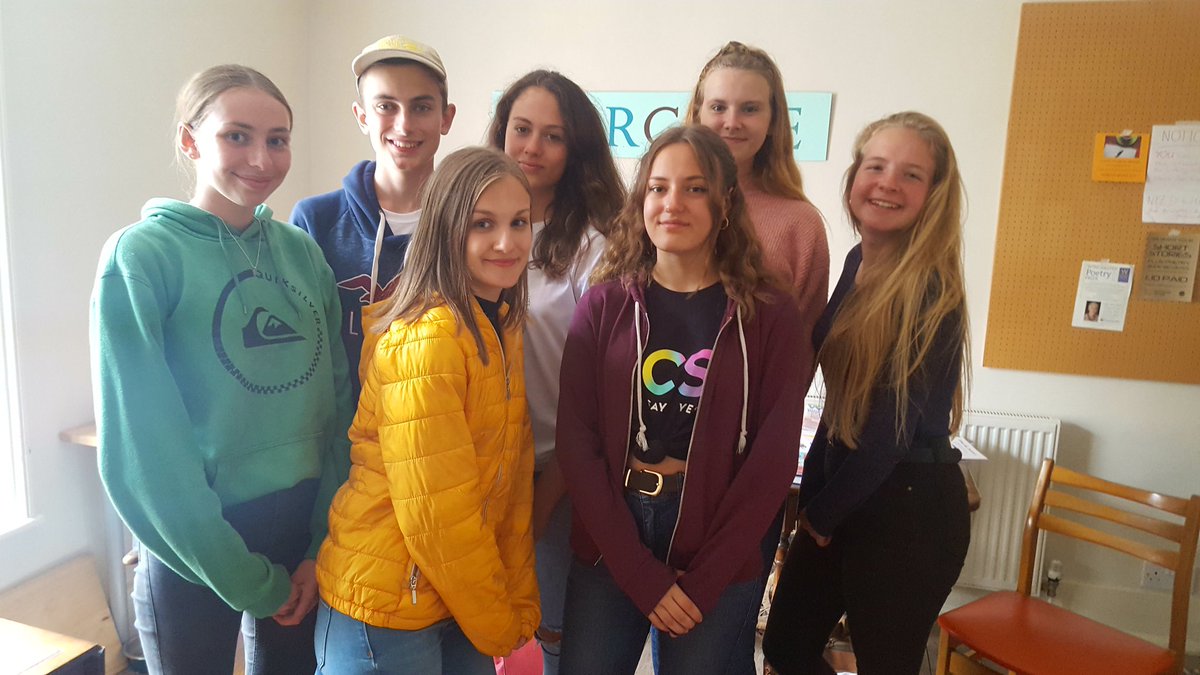 Corelateuk's tweet photo. So inspiring to meet @F2UThanet - a group of local young people working to save the planet before it's too late. We're excited that they'll be using @margatebookshop Writers' Room to plan their activities. Do follow their progress and support their campaign. https://t.co/DuhQ1Pa8fS