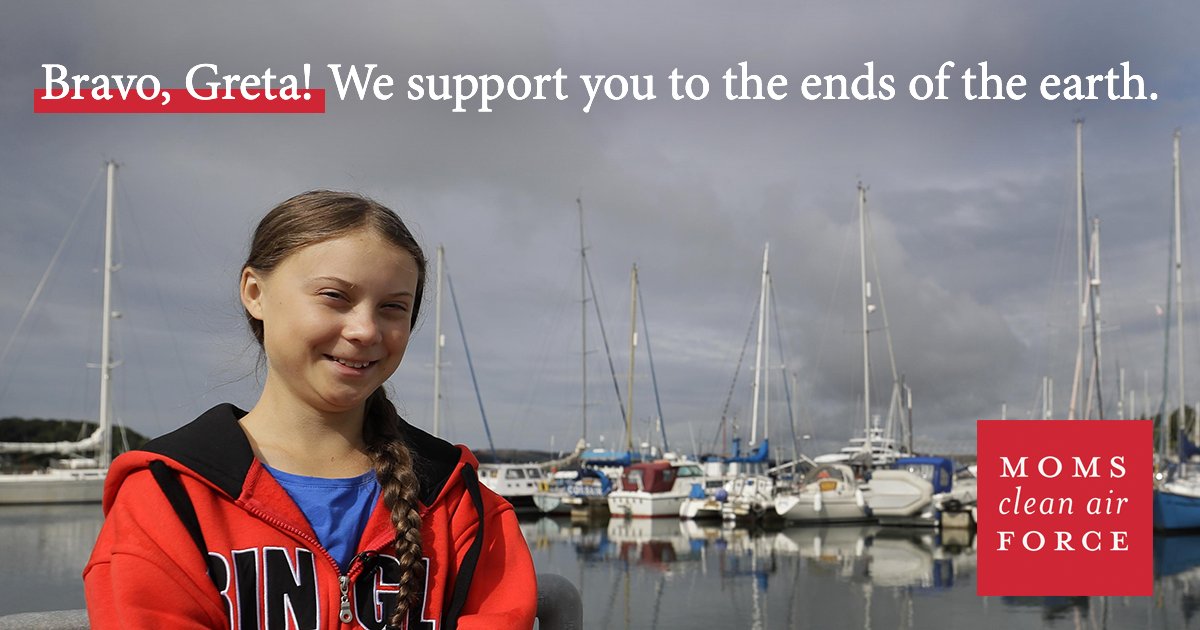 Moms Clean Air Force (@cleanairmoms) on Twitter photo <a href="/GretaThunberg/">Greta Thunberg</a> Safe travels <a href="/GretaThunberg/">Greta Thunberg</a>! Moms are waiting for you!
#climate #climatestrike #StrikeWithUs <a href="/GretaThunberg/">Greta Thunberg</a> Safe travels <a href="/GretaThunberg/">Greta Thunberg</a>! Moms are waiting for you!
#climate #climatestrike #StrikeWithUs