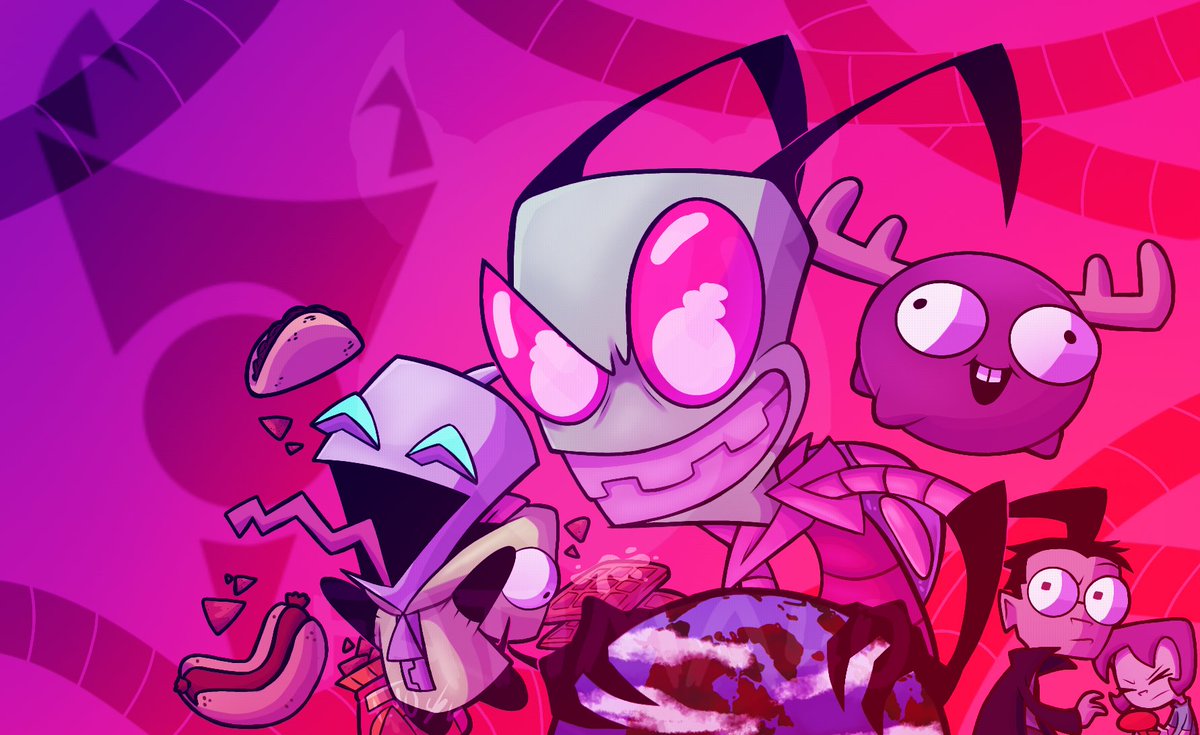 fatima402709's tweet photo. Vamos a disfrutar el regreso de nuestro #InvaderZim con un dibujo, encerio no me puedo sentir tan contenta QwQ ✨❤

#fanart #InvasorZim https://t.co/isHP5tUHZb
