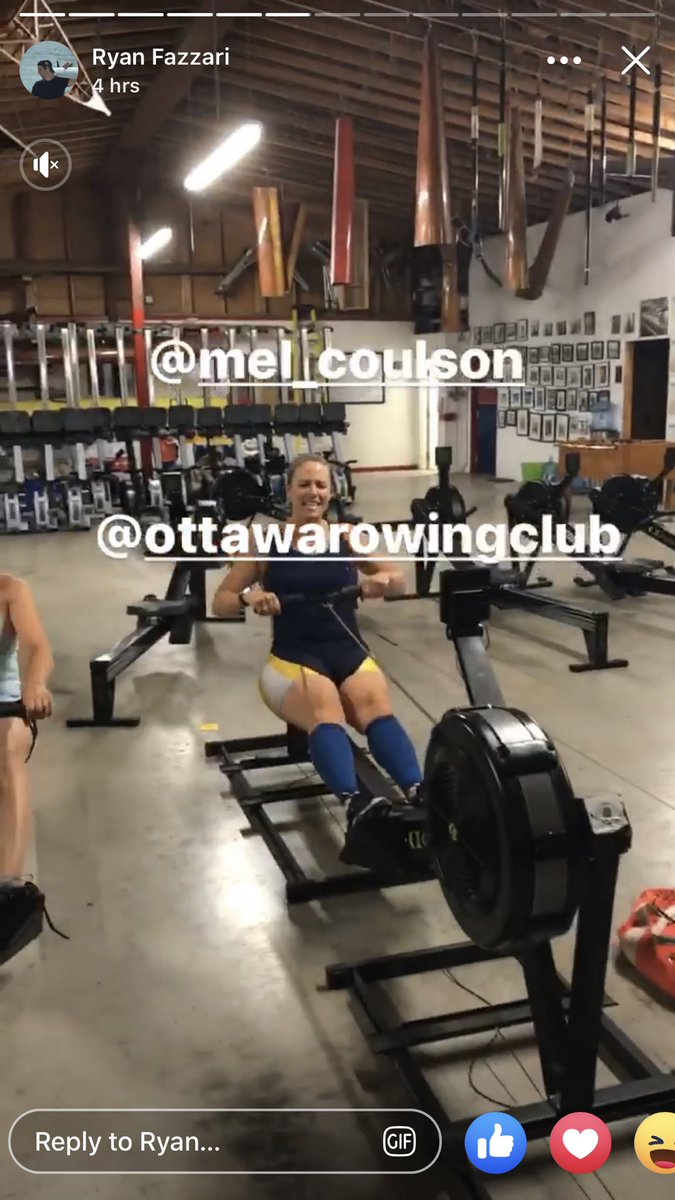 mel_coulson's tweet photo. What a morning! Got up early and pulled the 42.2km erg in 3:10 (and change) and we raised $2700 for @OttawaCancer!! People are still donating too!!! Love the support in from crewmates @OttawaRowing !!! https://t.co/gbbiHLvYJf