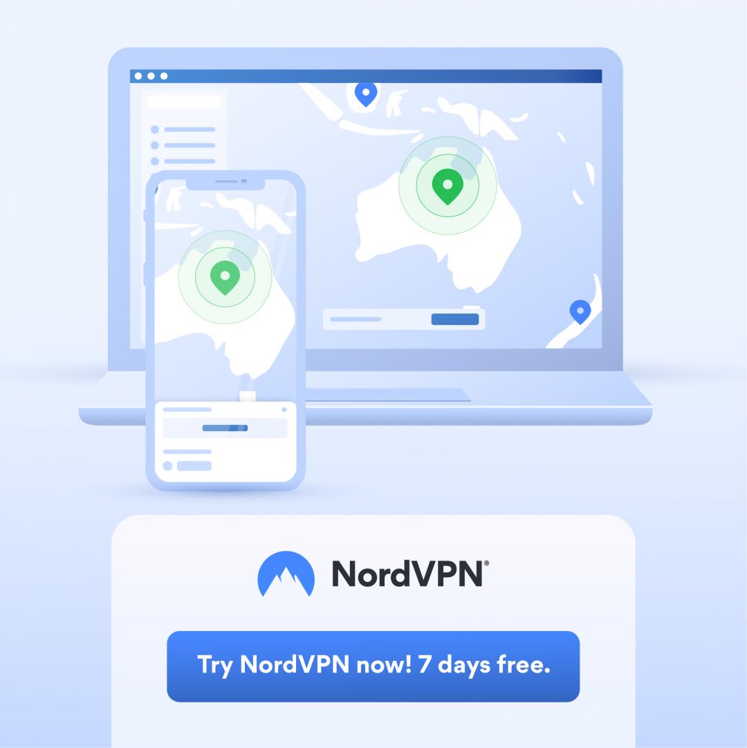 NordVPN's tweet photo. 7-day free trial of NordVPN gives you: 
✔  Privacy 
✔  Security 
✔  Peace of mind 
There’s no reason not to try it.